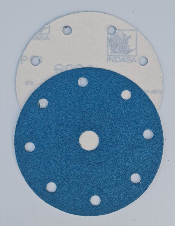 Indasa Velcro 150mm Zirconia Sanding Discs-50pcs