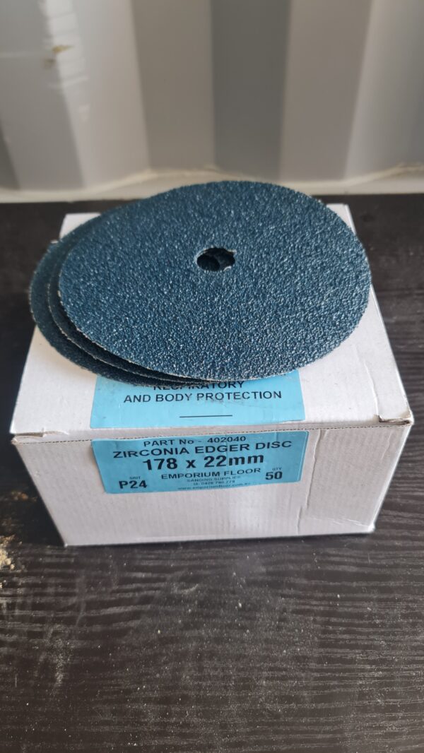 Emporium Zirconia Sanding Disc's 405mm & 178mm Edger Disc's